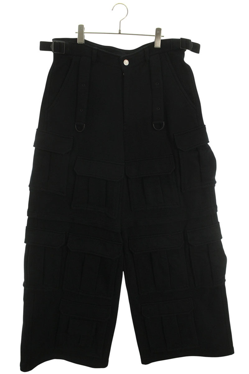 VETEMENTS Blackout Cargo Sweat Long Pants Black Size 30