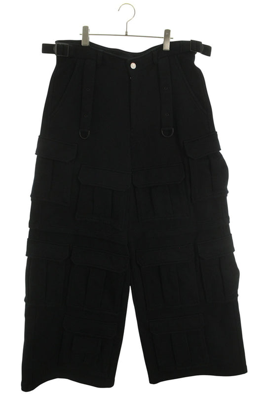VETEMENTS Blackout Cargo Sweat Long Pants Black Size 30