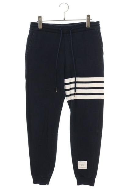 THOM BROWNE 4-Bar Cotton Sweat Jogger Pants Navy Size 30