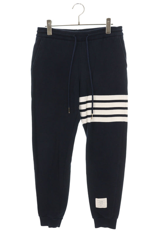 THOM BROWNE 4-Bar Cotton Sweat Jogger Pants Navy Size 30