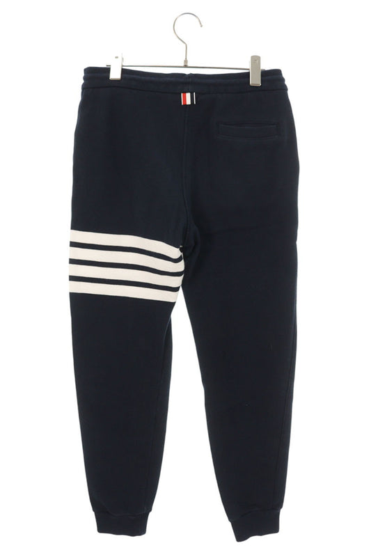 THOM BROWNE 4-Bar Cotton Sweat Jogger Pants Navy Size 30