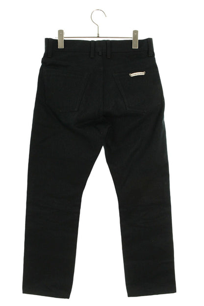 Chrome Hearts JEAN SL FLEURKNEE Cotton Button-Fly Size 30