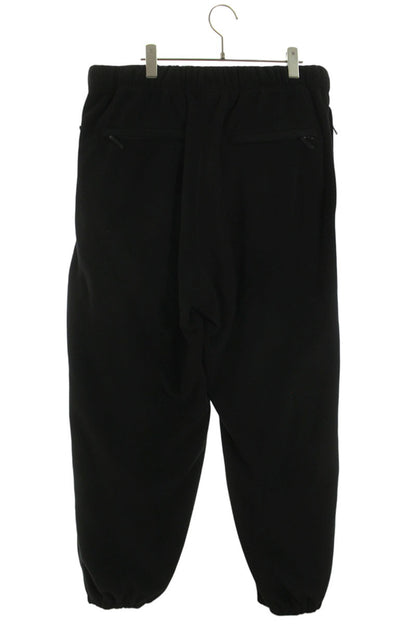 ENNOY Logo Embroidered Fleece Pants Black Size 36