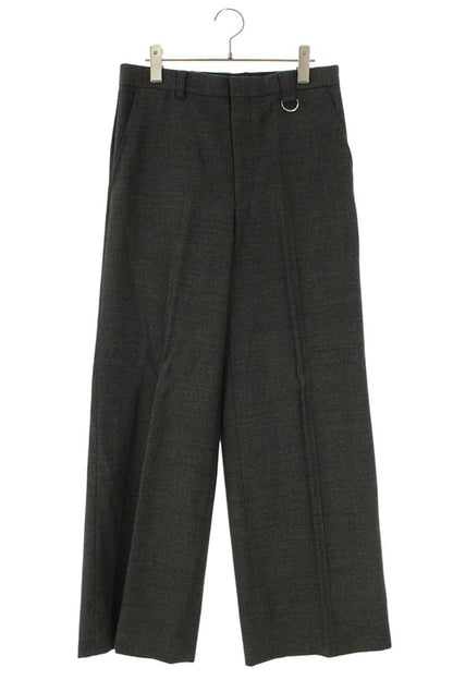 J.L. SULLIVAN 24AW Wool Gabardine Wide Trousers Gray Size 33