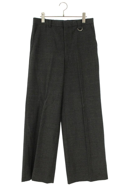 J.L. SULLIVAN 24AW Wool Gabardine Wide Trousers Gray Size 33