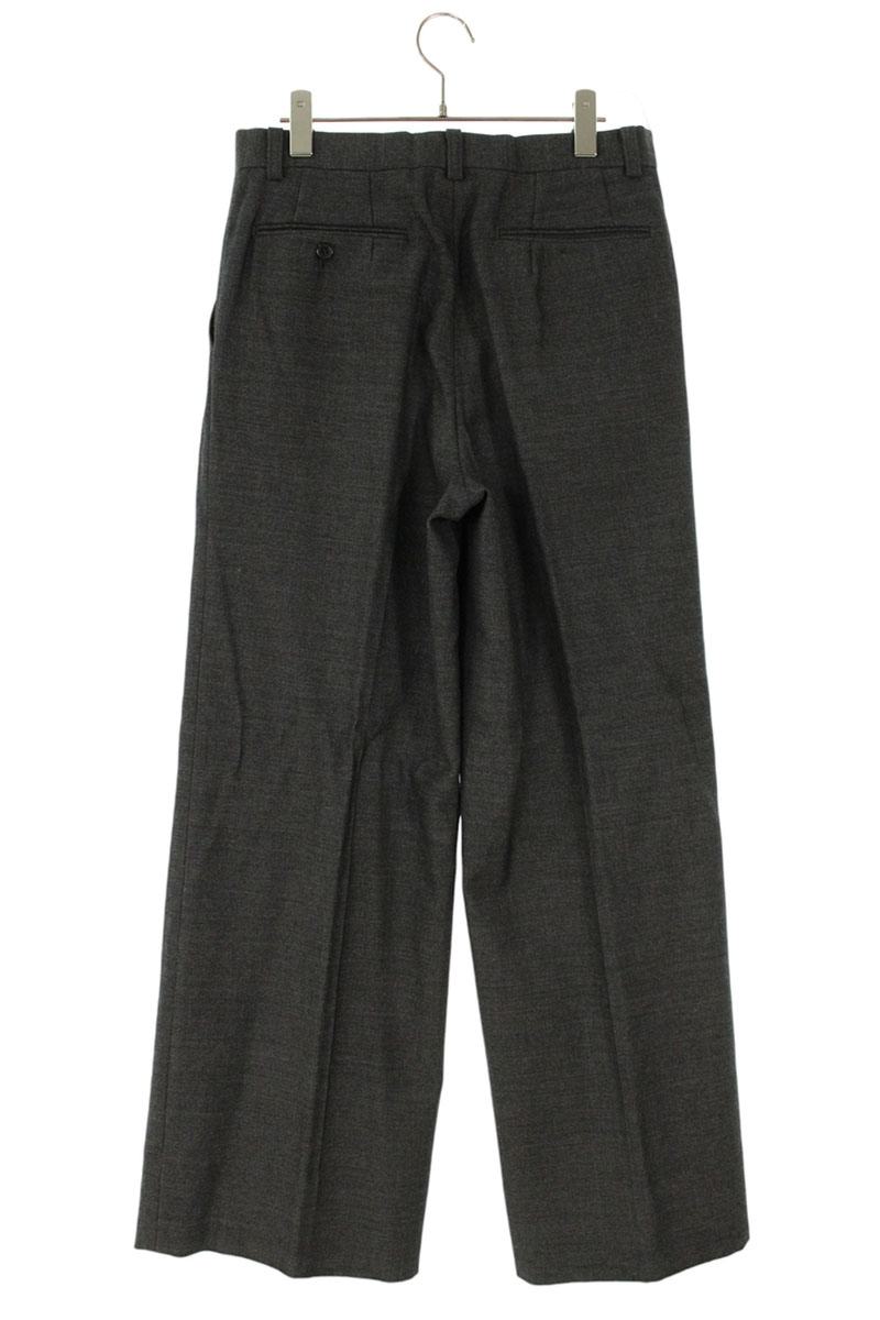 J.L. SULLIVAN 24AW Wool Gabardine Wide Trousers Gray Size 33