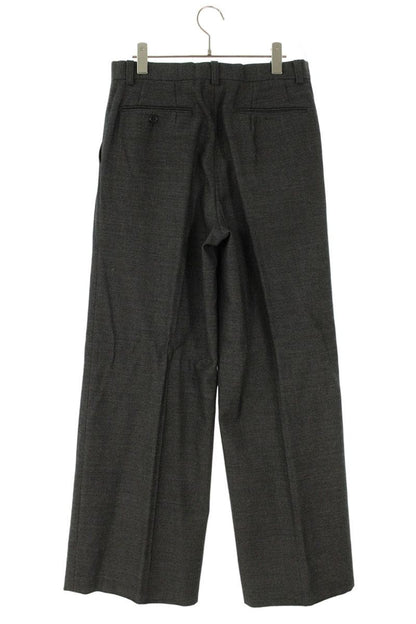 J.L. SULLIVAN 24AW Wool Gabardine Wide Trousers Gray Size 33