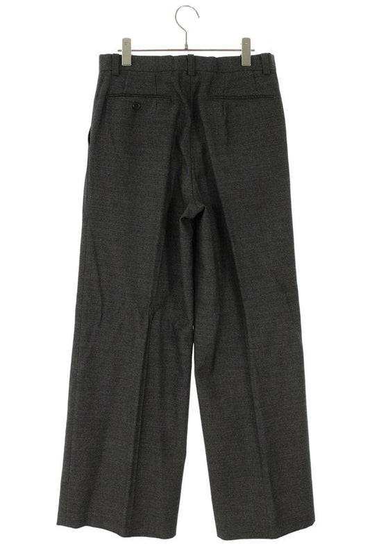 J.L. SULLIVAN 24AW Wool Gabardine Wide Trousers Gray Size 33