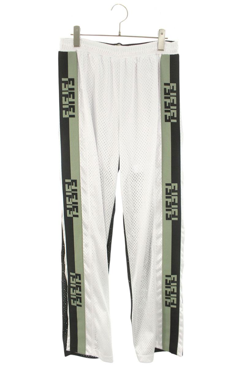 Fendi FF Long Pants Black x White x Green Size S