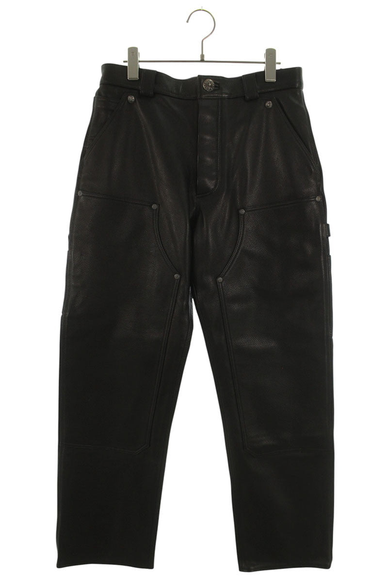 Chrome Hearts CARPENTER LTHR Double Knee Leather Size 30