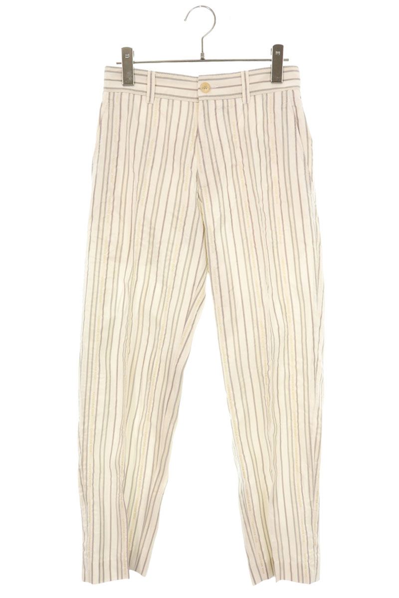 DIOR Poly Silk Logo Jacquard Trousers Multi Size 32