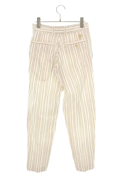 DIOR Poly Silk Logo Jacquard Trousers Multi Size 32