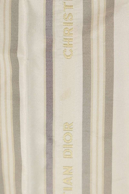 DIOR Poly Silk Logo Jacquard Trousers Multi Size 32