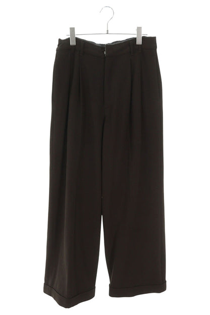 Bed j.w. Ford 25SS Wool Wide Long Pants Brown Size 0