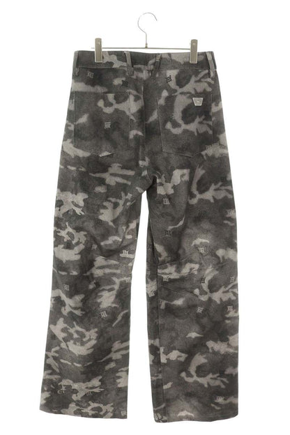 MISBHV 25AW Logo Camo Flare Wide Pants Gray Cotton Size 30