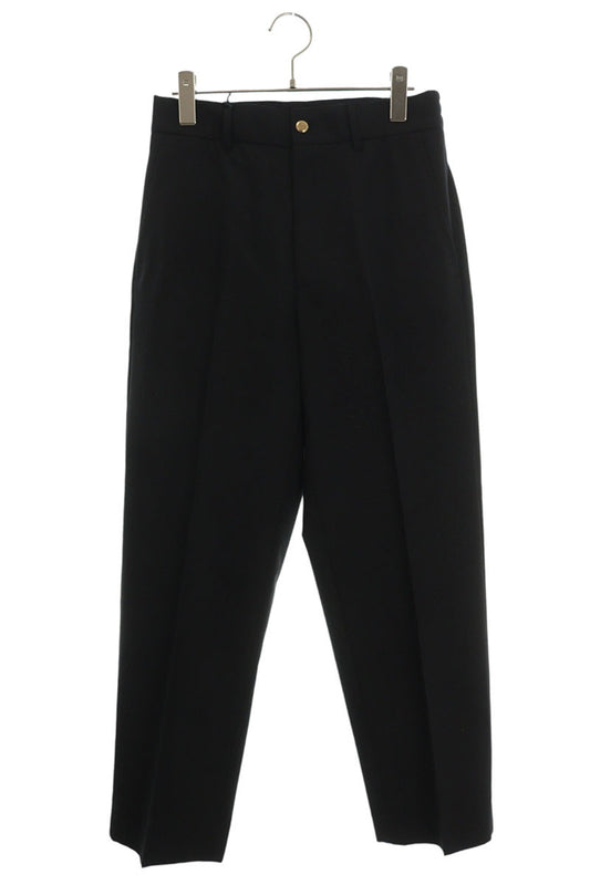 GUCCI Wool Mohair Blend Slacks Pants Black Size 32