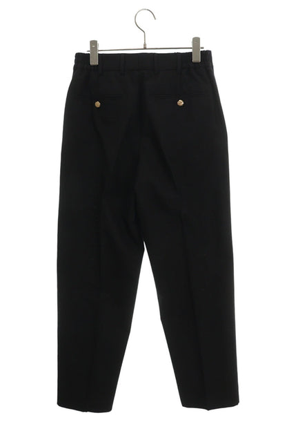 GUCCI Wool Mohair Blend Slacks Pants Black Size 32