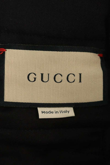GUCCI Wool Mohair Blend Slacks Pants Black Size 32
