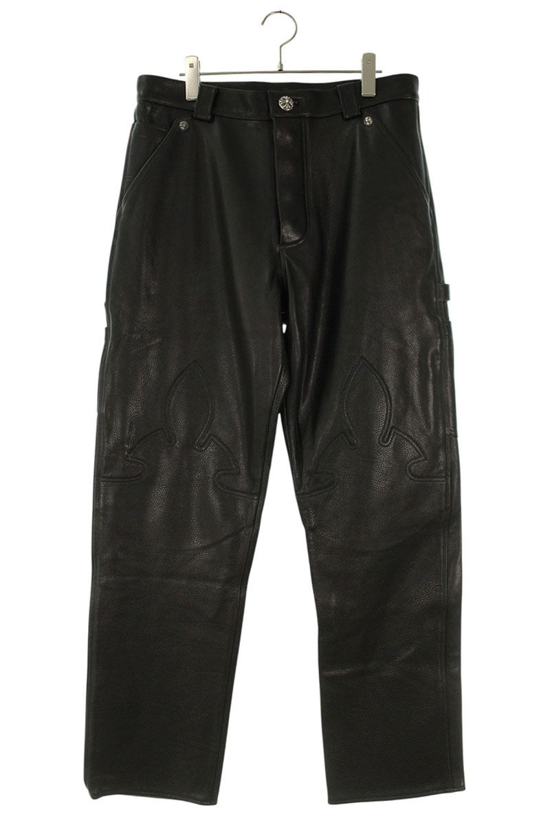 Chrome Hearts CARPENTER FLERKNEE LTHR Cross Button Size 32