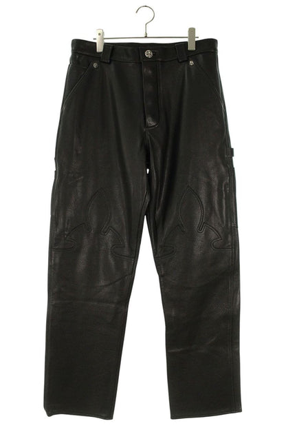 Chrome Hearts CARPENTER FLERKNEE LTHR Cross Button Size 32