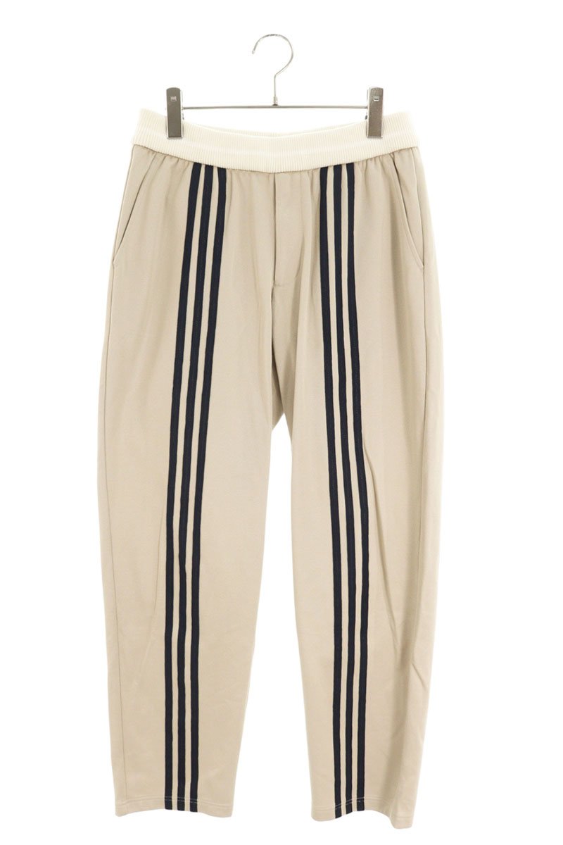 KITH x adidas 3-Stripe Track Pants Beige Cotton Size 32