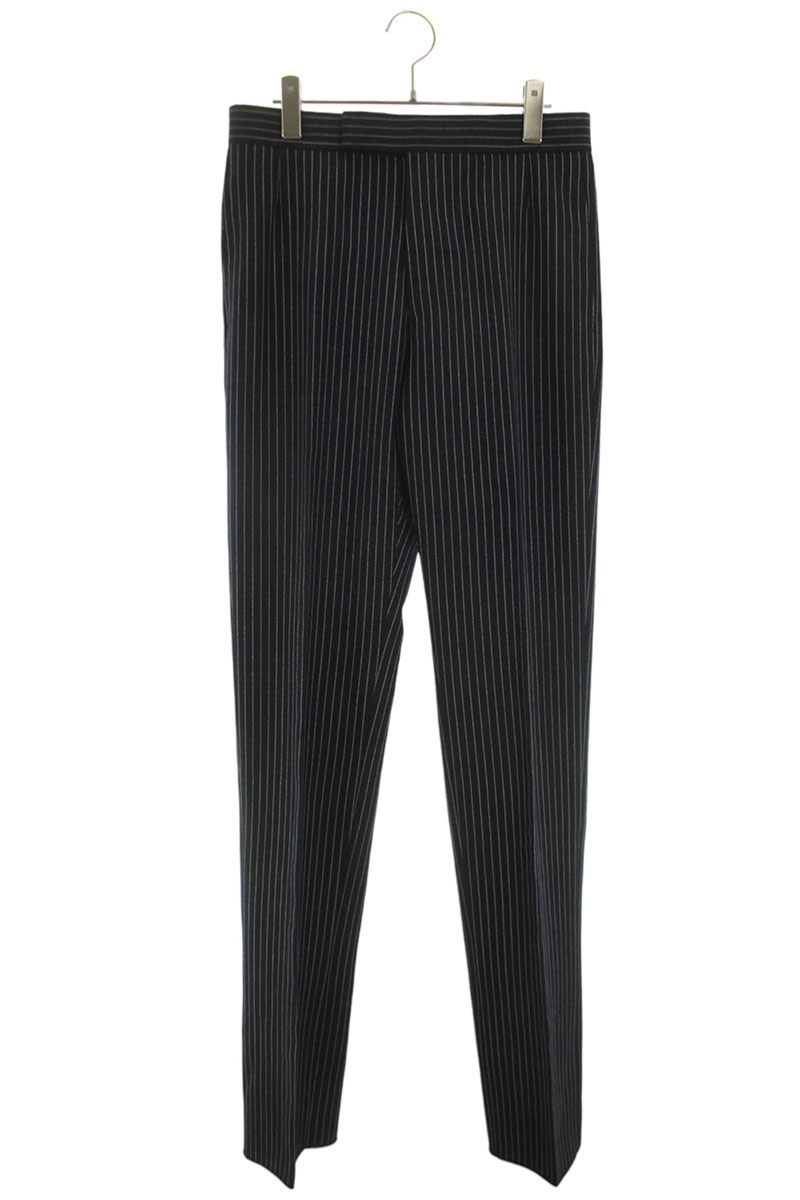 THOM BROWNE Stripe Wool Slacks Pants Navy/White Size 28