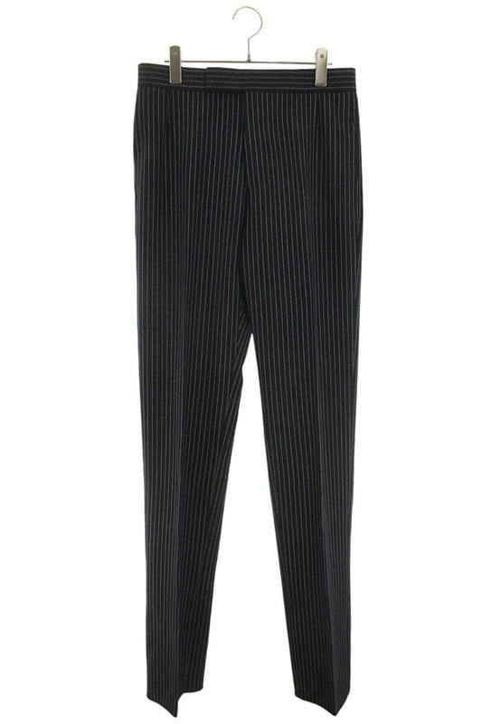 THOM BROWNE Stripe Wool Slacks Pants Navy/White Size 28