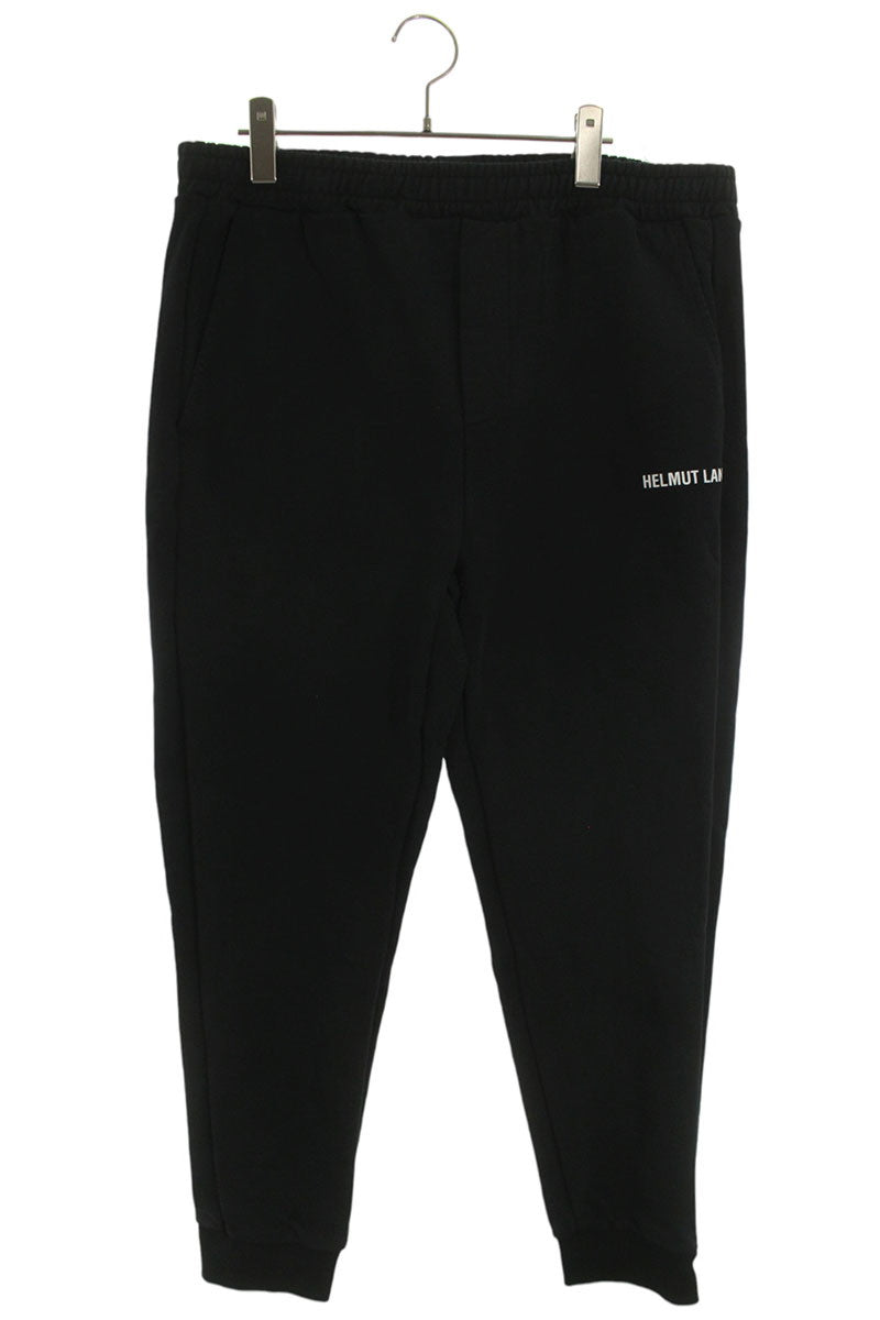 Helmut Lang Logo Print Sweatpants Black Size 36