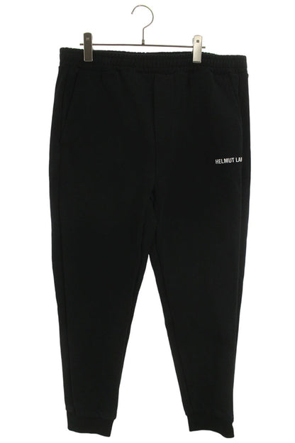 Helmut Lang Logo Print Sweatpants Black Size 36