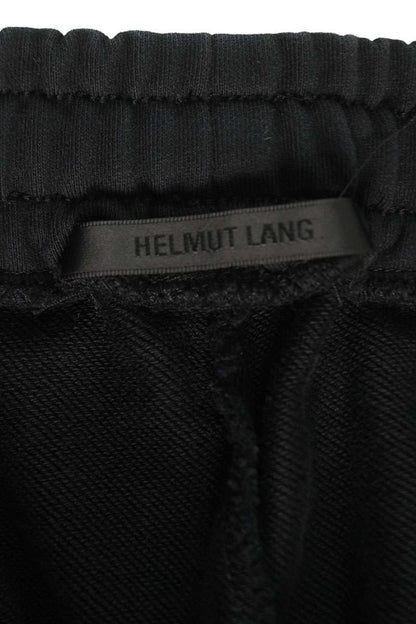 Helmut Lang Logo Print Sweatpants Black Size 36