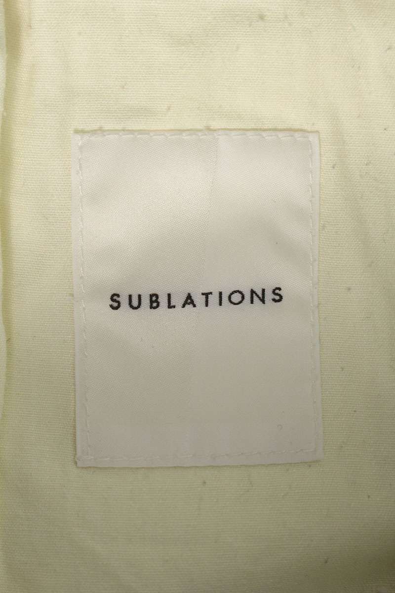 SUBLATIONS Sakura Oiled Panel Sweatpants Gray Cotton Size 28