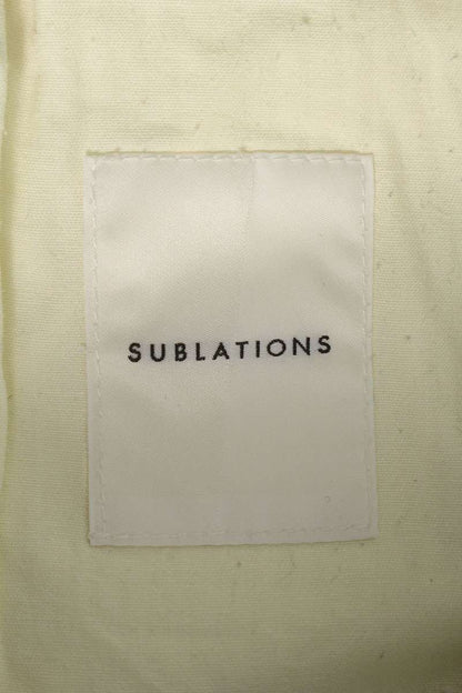 SUBLATIONS Sakura Oiled Panel Sweatpants Gray Cotton Size 28