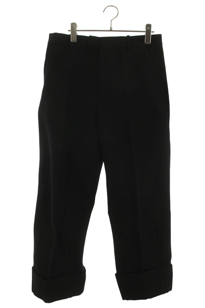 Bottega Veneta Roll-Up Cotton Trousers Black Size 33