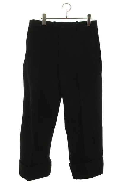 Bottega Veneta Roll-Up Cotton Trousers Black Size 33