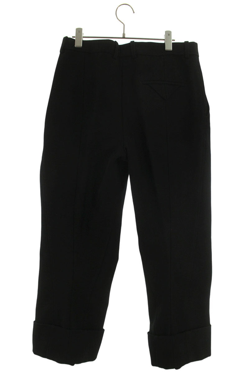 Bottega Veneta Roll-Up Cotton Trousers Black Size 33