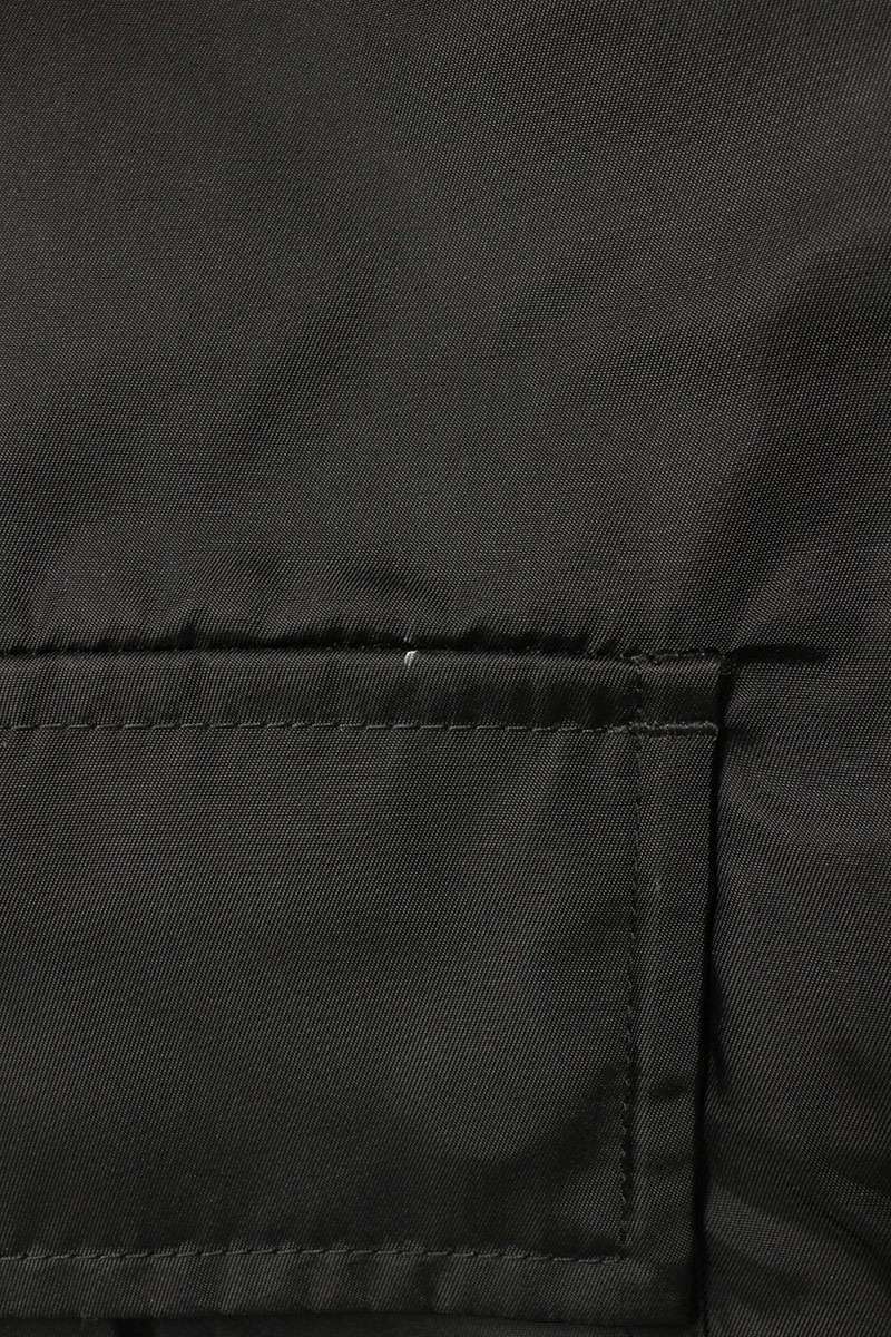 PRADA RE-NYLON Logo Plate Wide Cargo Pants Black Size 28