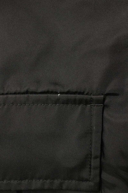 PRADA RE-NYLON Logo Plate Wide Cargo Pants Black Size 28