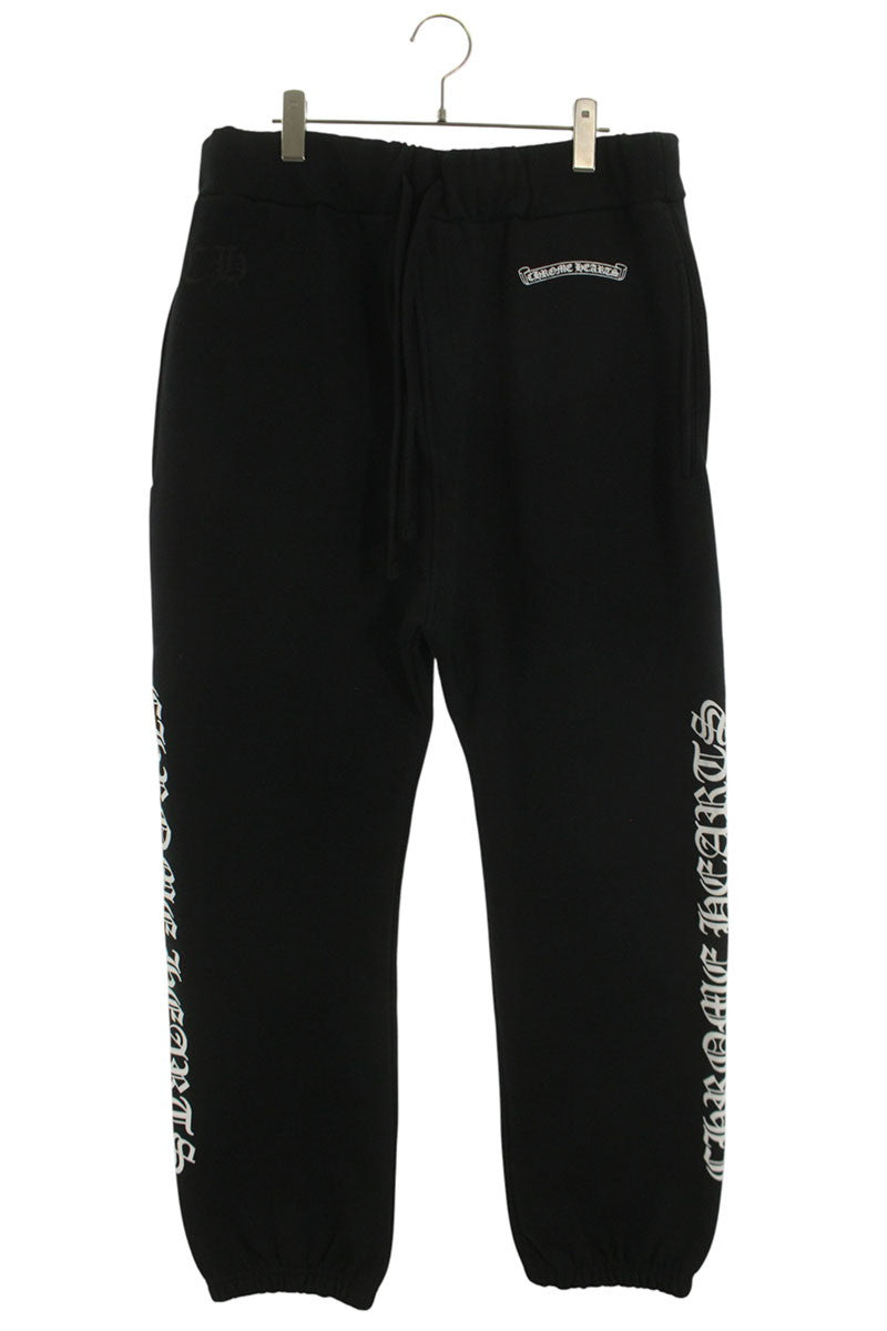 Chrome Hearts SWEAT PANTS Side Logo Print Sweatpants Size 34