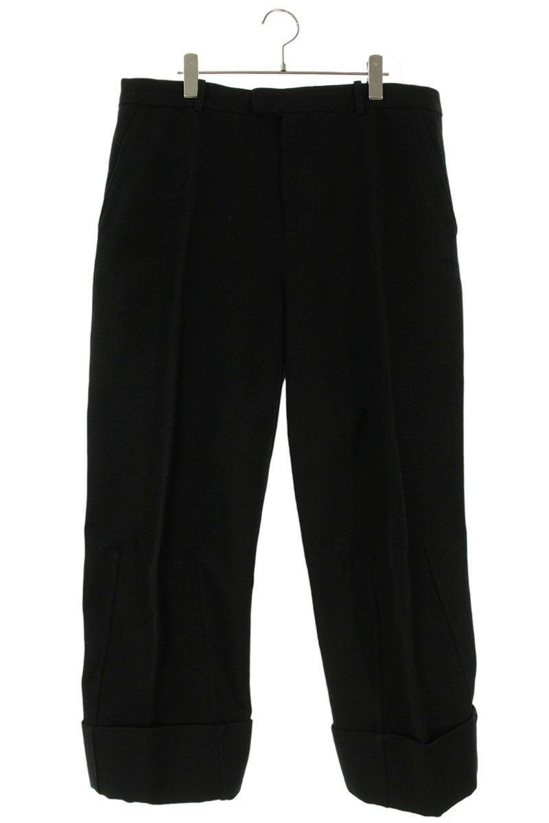 Bottega Veneta Roll-up Cotton Trousers Black Size 38