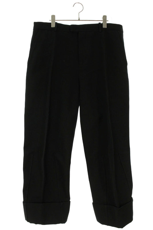 Bottega Veneta Roll-up Cotton Trousers Black Size 38