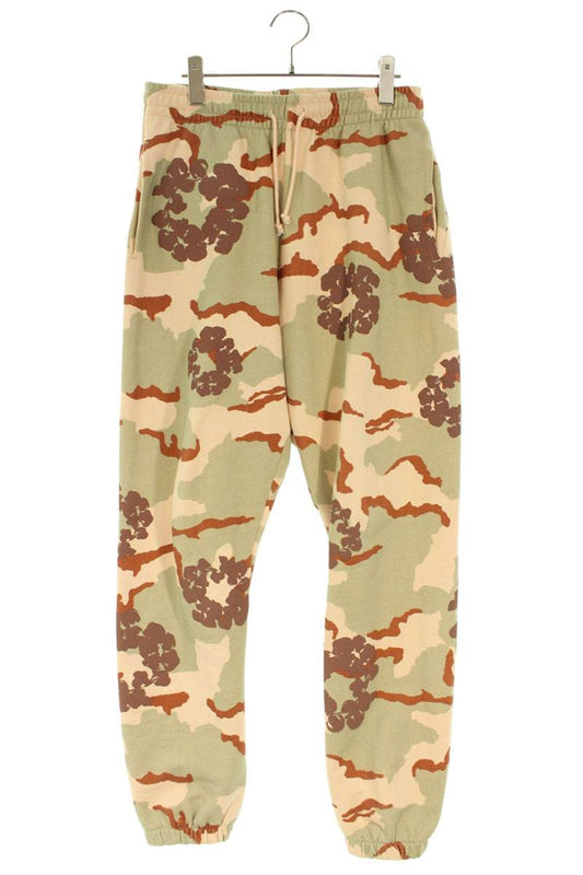 DENIM TEARS Camo Sweatpants Green/Beige Cotton Size 32