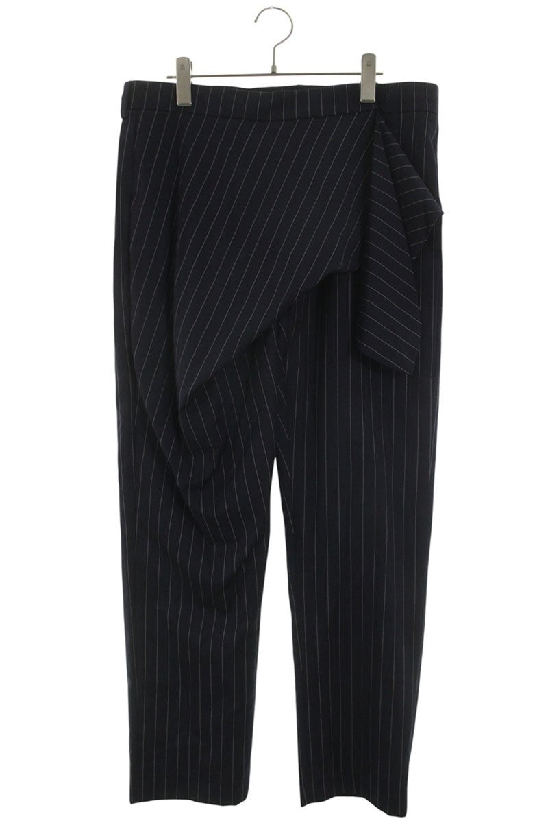 J.W.Anderson Asymmetric Stripe Slacks Pants Navy Size 32