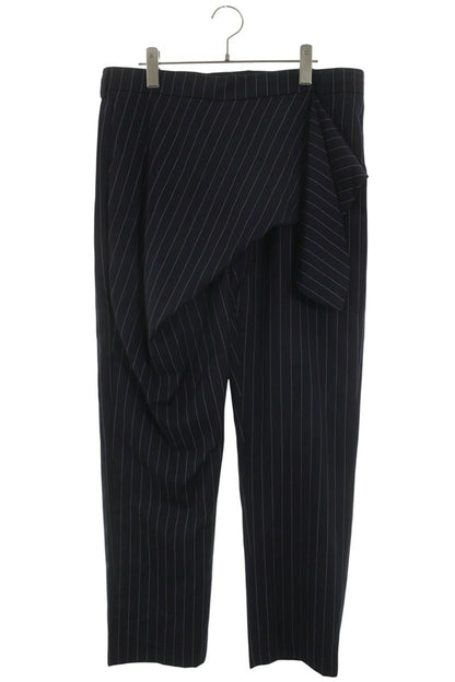 J.W.Anderson Asymmetric Stripe Slacks Pants Navy Size 32