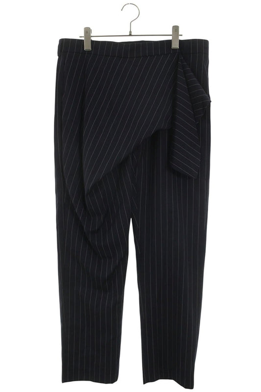 J.W.Anderson Asymmetric Stripe Slacks Pants Navy Size 32