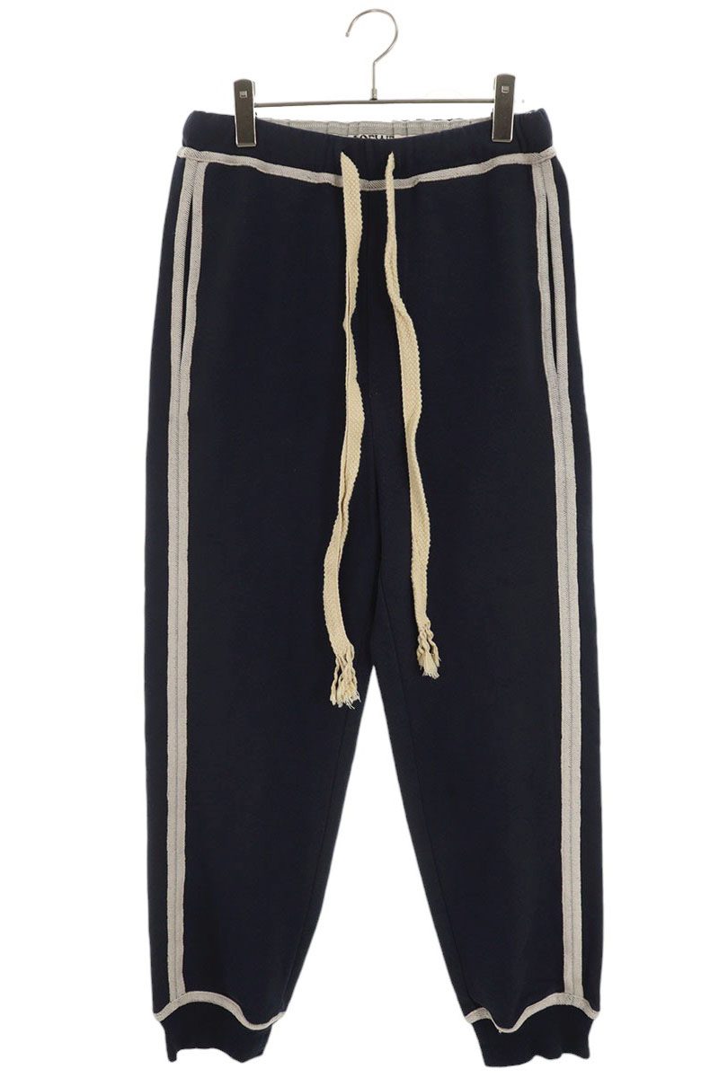LOEWE Anagram Embroidered Easy Drawcord Pants Navy Size 28