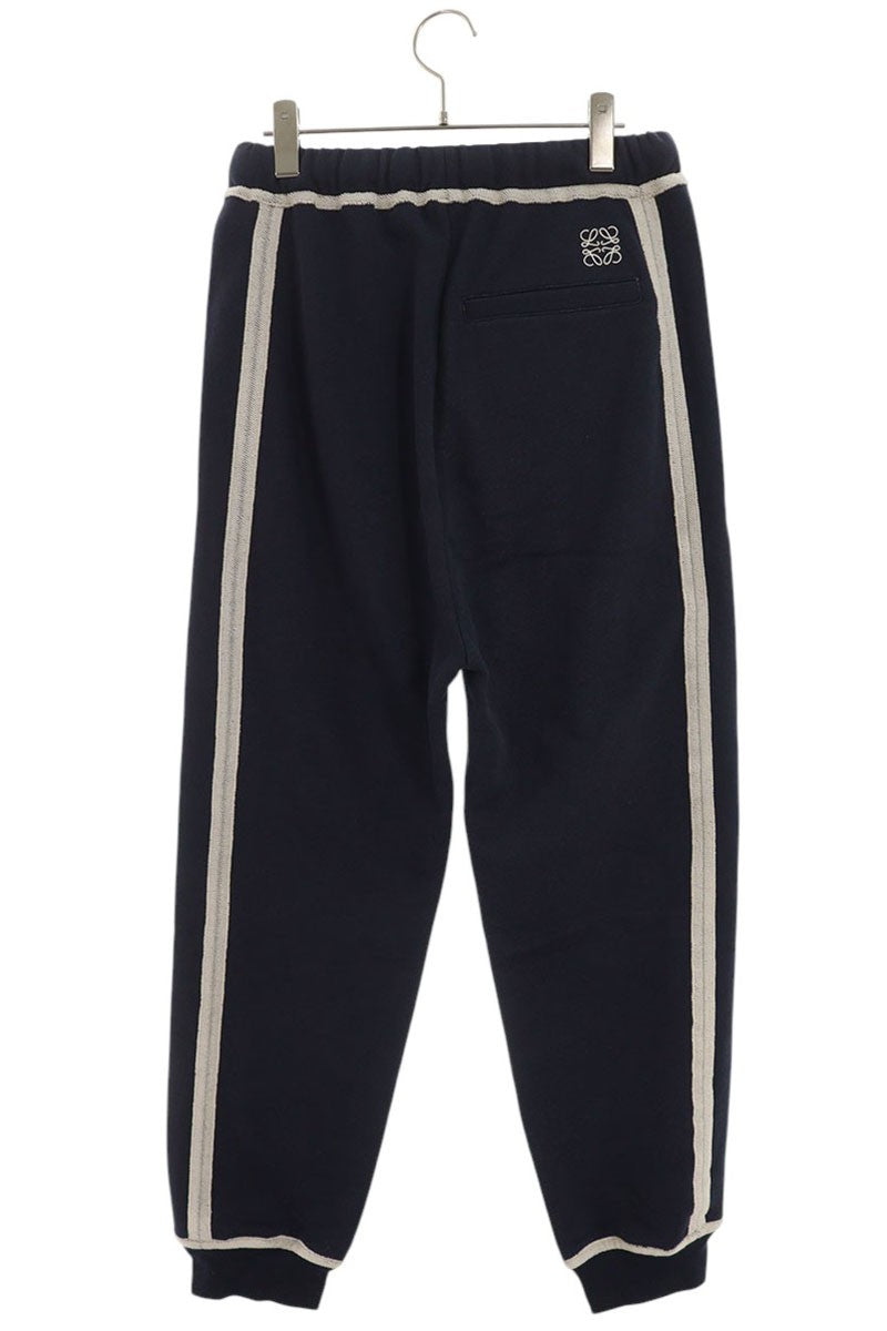 LOEWE Anagram Embroidered Easy Drawcord Pants Navy Size 28