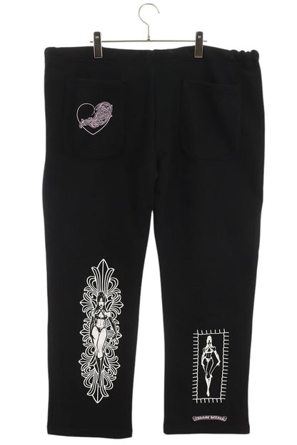 Chrome Hearts DEADLY DOLL Print Sweatpants Size 36