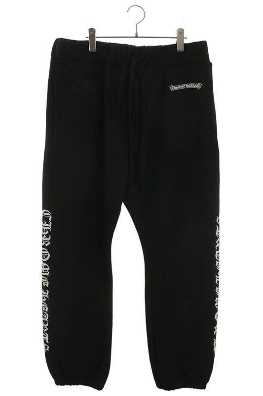 Chrome Hearts SWEAT PANTS Side Logo Print Sweatpants Size 36