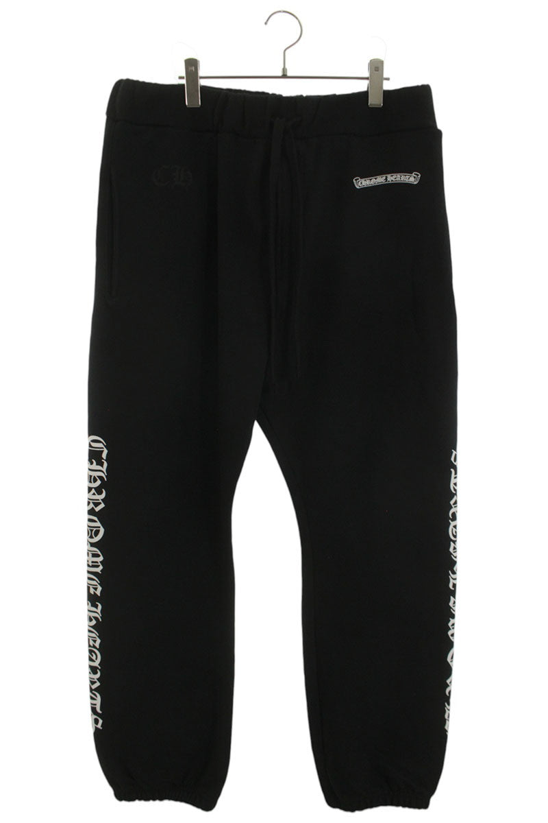 Chrome Hearts SWEAT PANTS Side Logo Print Sweatpants Size 36