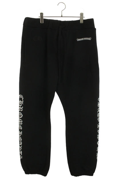 Chrome Hearts SWEAT PANTS Side Logo Print Sweatpants Size 36
